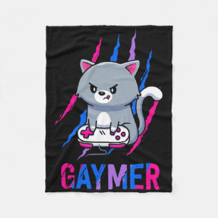 Biual Gaymer Geek Pride LGBT-videogameliefhebbers  Fleece Deken