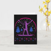 Biual Pride Subtle Snowboarding Winter Buiten LG Kaart (Gele Bloem)