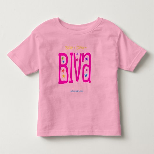 Biva (Baby Diva) Kinder Shirts (Voorkant)
