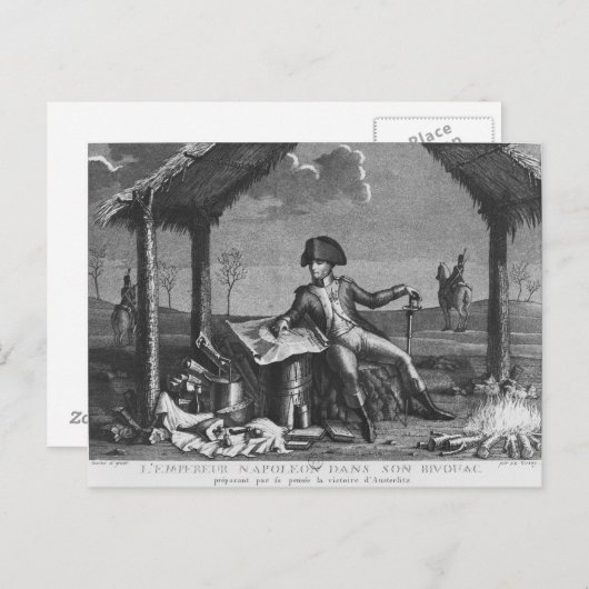 Bivak van keizer Napoleon I Briefkaart (Voorkant / Achterkant)
