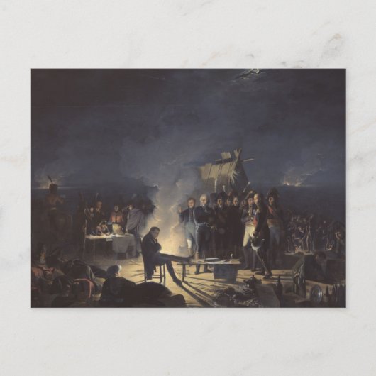 Bivak van Napoleon voor Wagram Briefkaart (Voorkant)