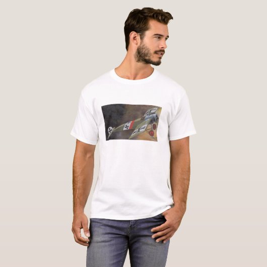 Bivliegtuig WW1 T-shirt (Voorkant volledig)