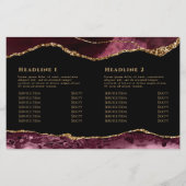 bivoudig brochure met burgundy agate (Achterkant)