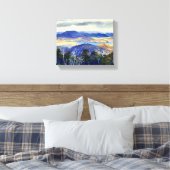 Biwa-meer, Japan, beroemd kunstwerk, Canvas Afdruk (Insitu (Slaapkamer))