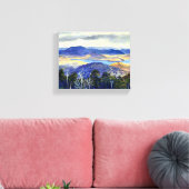 Biwa-meer, Japan, beroemd kunstwerk, Canvas Afdruk (Insitu (Woonkamer))