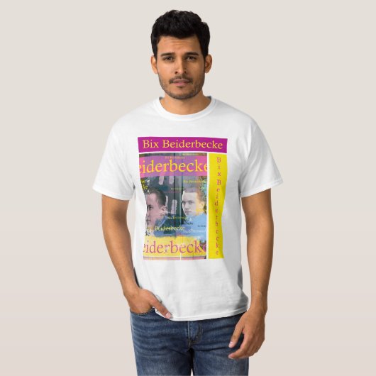 Bix Beiderbecke T-shirt (Voorkant volledig)