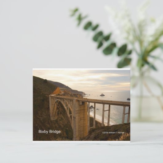 Bixby Bridge Big Sur California Producten Briefkaart (Staand voorkant)