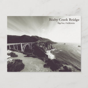 Bixby Bridge, Big Sur, California, Verenigde State Briefkaart