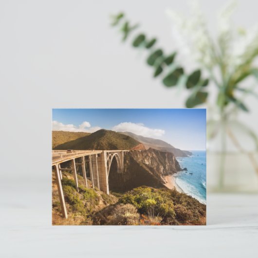 Bixby Bridge, Big Sur, California, Verenigde State Briefkaart (Staand voorkant)
