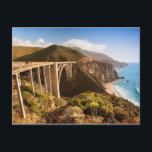 Bixby Bridge, Big Sur, California, Verenigde State Briefkaart<br><div class="desc">Bixby Bridge op snelweg 1 bij de rotsachtige oerknal</div>