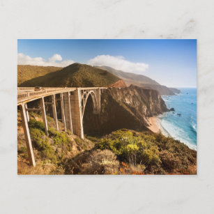 Bixby Bridge, Big Sur, California, Verenigde State Briefkaart