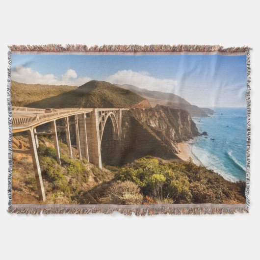 Bixby Bridge, Big Sur, California, Verenigde State Deken (Voorkant)