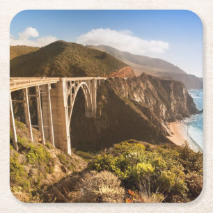 Bixby Bridge, Big Sur, California, Verenigde State Kartonnen Onderzetters