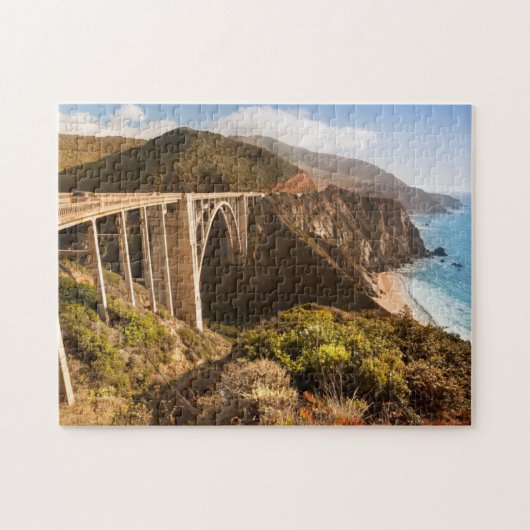 Bixby Bridge, Big Sur, California, Verenigde State Legpuzzel (Horizontaal)