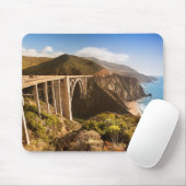Bixby Bridge, Big Sur, California, Verenigde State Muismat (Met muis)