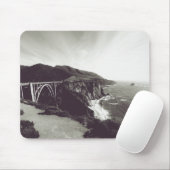 Bixby Bridge, Big Sur, California, Verenigde State Muismat (Met muis)