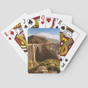 Bixby Bridge, Big Sur, California, Verenigde State Pokerkaarten