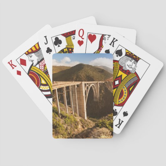 Bixby Bridge, Big Sur, California, Verenigde State Speelkaarten (Achterkant)
