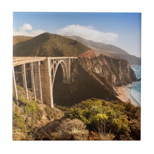 Bixby Bridge, Big Sur, California, Verenigde State Tegeltje (Voorkant)