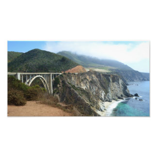 Bixby Bridge, Big Sur Foto Afdruk
