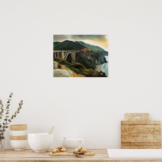 Bixby Bridge Big Sur Print (Keuken)