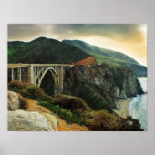 Bixby Bridge Big Sur Print (Voorkant)