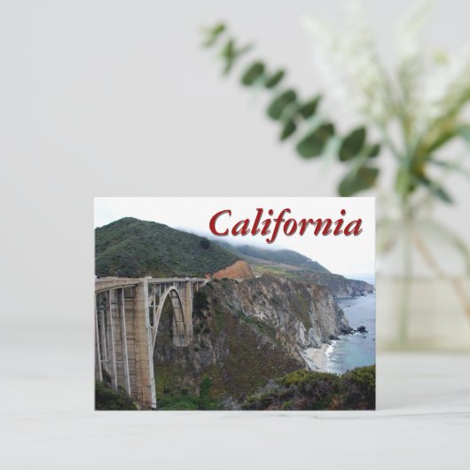 Bixby Bridge, Californië Briefkaart (Staand voorkant)