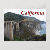 Bixby Bridge, Californië Briefkaart (Voorkant)