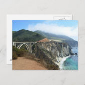 Bixby Bridge op de Big Sur-kust van Californië Briefkaart (Voorkant / Achterkant)