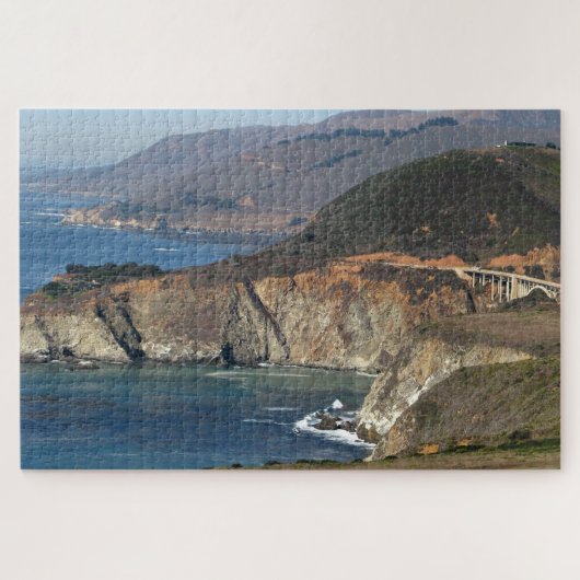 Bixby Bridge Pacific Coast Highway Schilderachtig  Legpuzzel (Horizontaal)