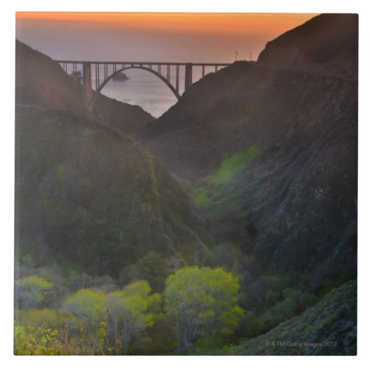 Bixby Bridge Tegeltje (Voorkant)