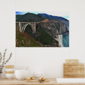 Bixby Creek Bridge 36 x 24 Poster (Keuken)