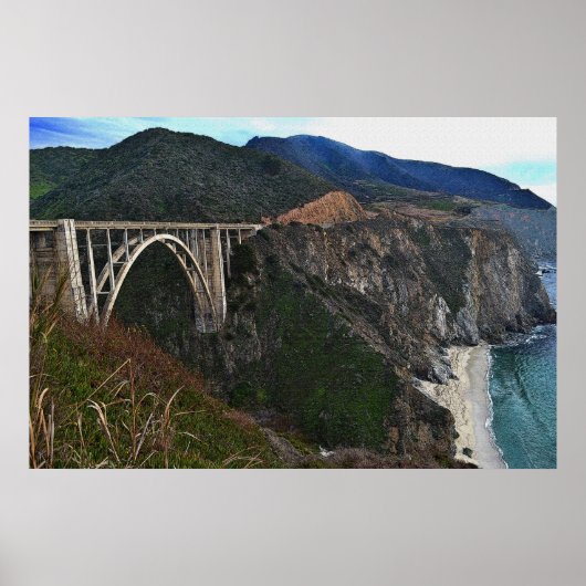 Bixby Creek Bridge 36 x 24 Poster (Voorkant)