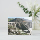 Bixby Creek Bridge, Big Sur, Californië Briefkaart (Staand voorkant)