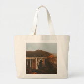 Bixby Creek Bridge Grote Tote Bag (Voorkant)