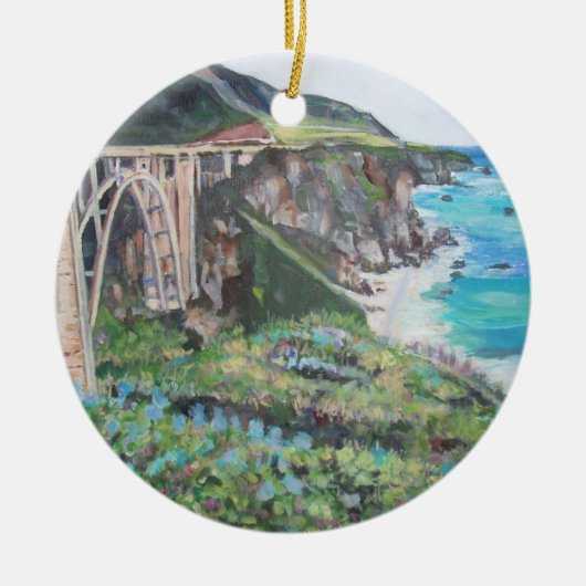 Bixby Creek Bridge -Ornament Keramisch Ornament (Voorkant)