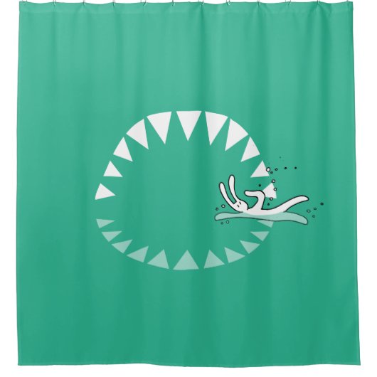 BixTheRabbit Shower Curtain Douchegordijn (Voorkant)