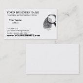 BIZ CARD PLAIN VISITEKAARTJE (Voorkant / Achterkant)