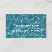 biz-kaart voor achtergrond water visitekaartje (Achterkant)