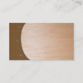 Biz-kaart - Wooden Visitekaartje (Achterkant)