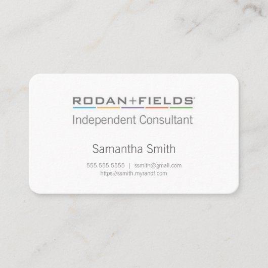 Biz-kaarten met verwijzingsprogramma visitekaartje (Voorkant)