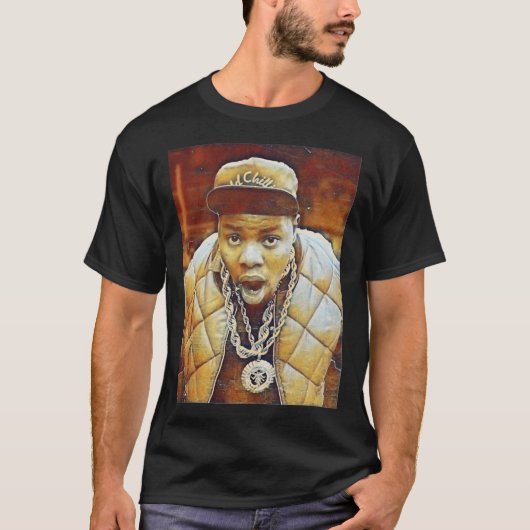 biz markie, rapper biz markie, Biz Markie Rip, Hip T-shirt (Voorkant)