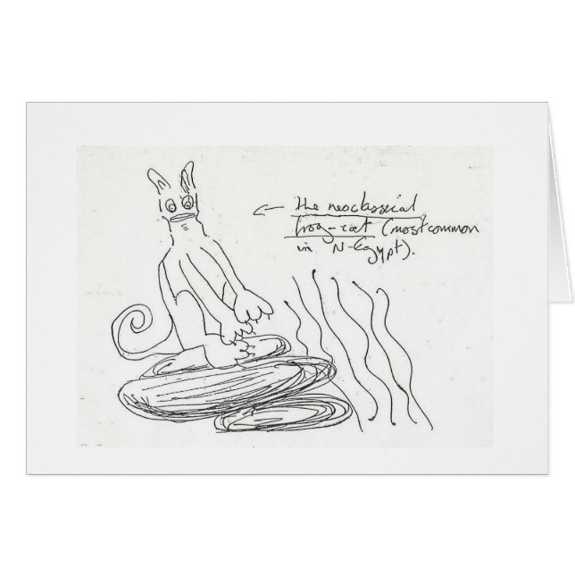 Bizarre Card, het is Kikkat (Voorkant Horizontaal)