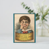 Bizarre en Funny Vintage Ad Briefkaart (Staand voorkant)