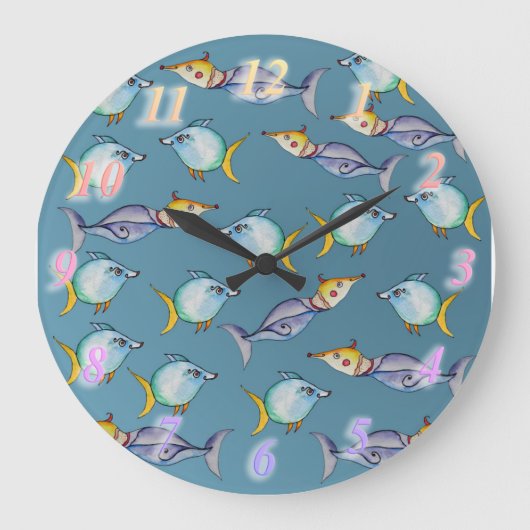 Bizarre Fishes Grote Klok (Voorkant)