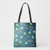 Bizarre Fishes Tote Bag (Voorkant)