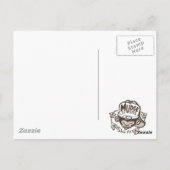 Bizarre Giraffe in Egypte Briefkaart (Achterkant)