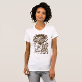 Bizarre Giraffe in Egypte T-shirt (Voorkant volledig)