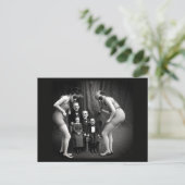 Bizarre mensen in het Bossen Briefkaart (Staand voorkant)