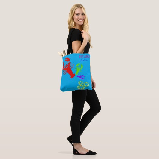 bizarre mode tote bag (Op model)
